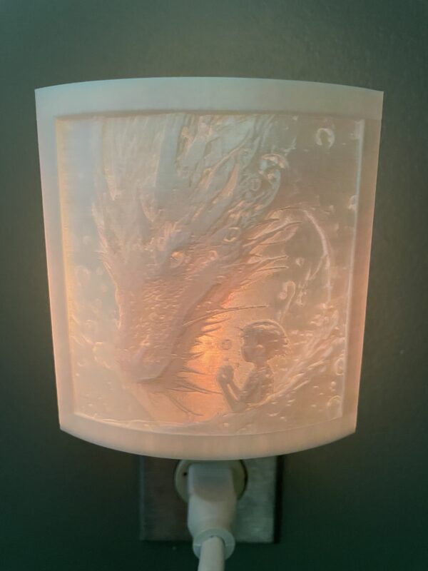 mystical dragon night light cover anime Japanese style unique gift - Image 4