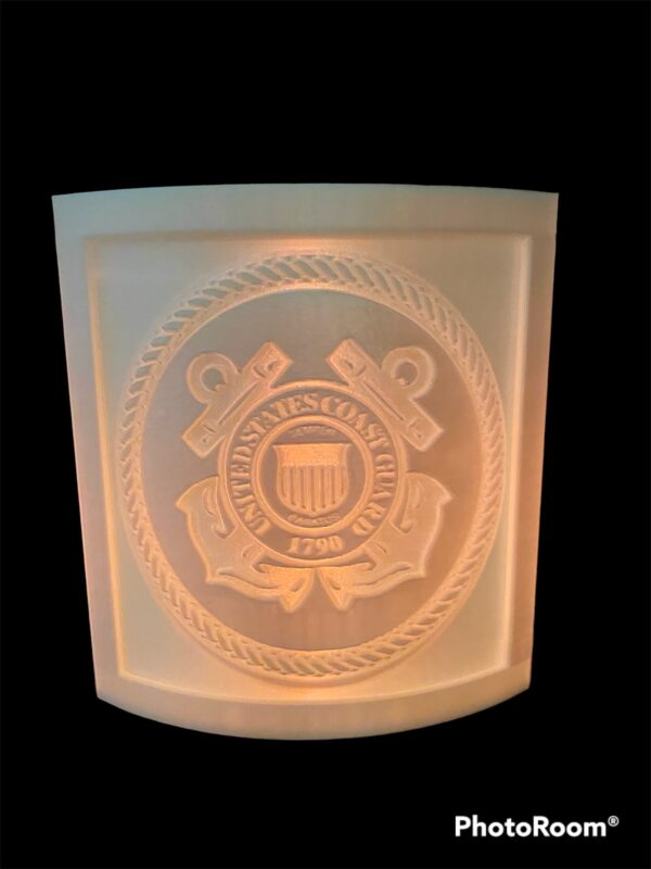 Coast Guard logo night light cover active duty veteran unique gift mom dad son daughter - Image 3