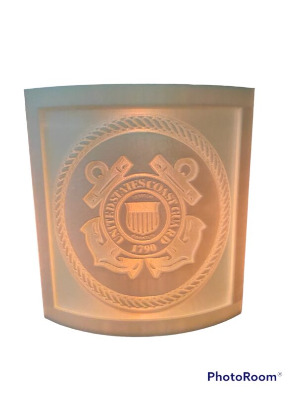 Coast Guard logo night light cover active duty veteran unique gift mom dad son daughter - Image 4